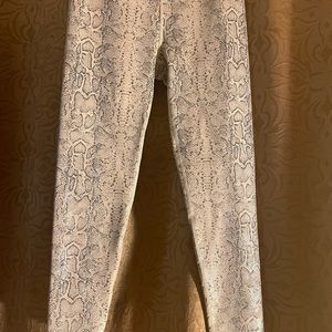 Noli. Snake skin style Leggins. These are sized Medium, never worn.